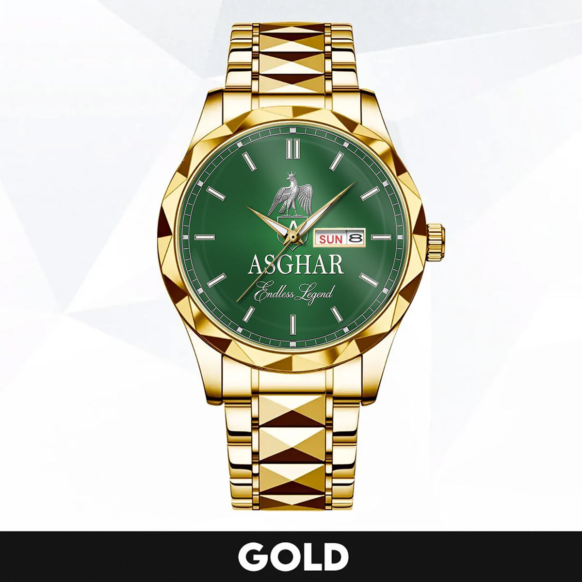 ASGHAR NS-05 The Men, The Myth, The legend – Custom Name & Initial Watch
