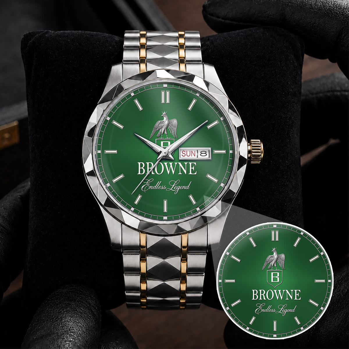 BROWNE NS-05 The Men, The Myth, The legend – Custom Name & Initial Watch