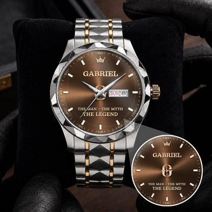 GABRIEL NS-04 The Men, The Myth, The legend – Custom Name & Initial Watch