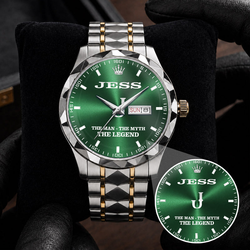 JESS NS-03 The Men, The Myth, The legend – Custom Name & Initial Watch