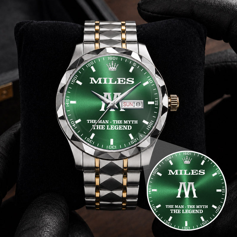 MILES NS-03 The Men, The Myth, The legend – Custom Name & Initial Watch