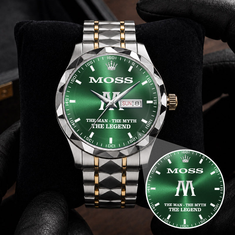 MOSS NS-03 The Men, The Myth, The legend – Custom Name & Initial Watch