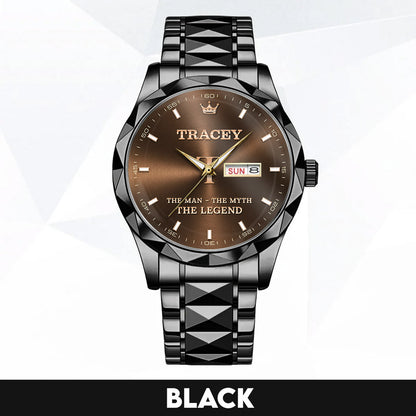 TRACEY NS-04 The Men, The Myth, The legend – Custom Name & Initial Watch