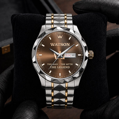 WATSON NS-04 The Men, The Myth, The legend – Custom Name & Initial Watch
