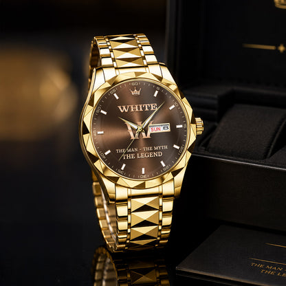 WHITE NS-04 The Men, The Myth, The legend – Custom Name & Initial Watch