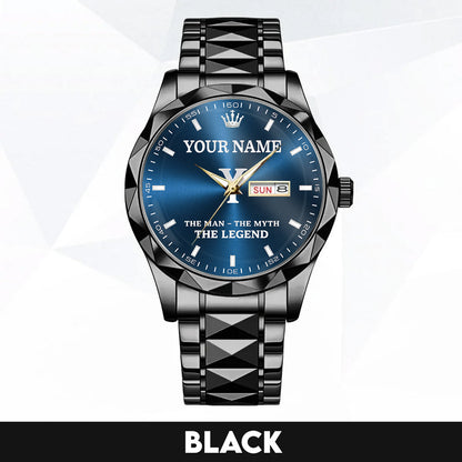 Namecollab K02 Custom Engraved & Personalized Watches for Men