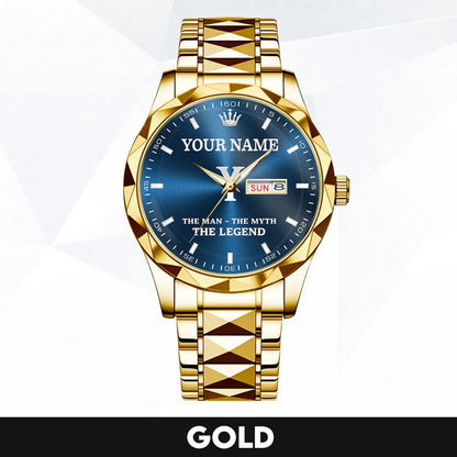 Namecollab K02 Custom Engraved & Personalized Watches for Men