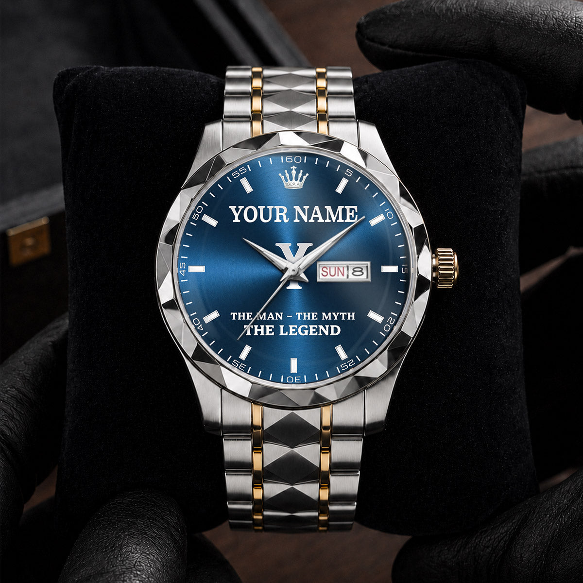 Namecollab K02 Custom Engraved & Personalized Watches for Men