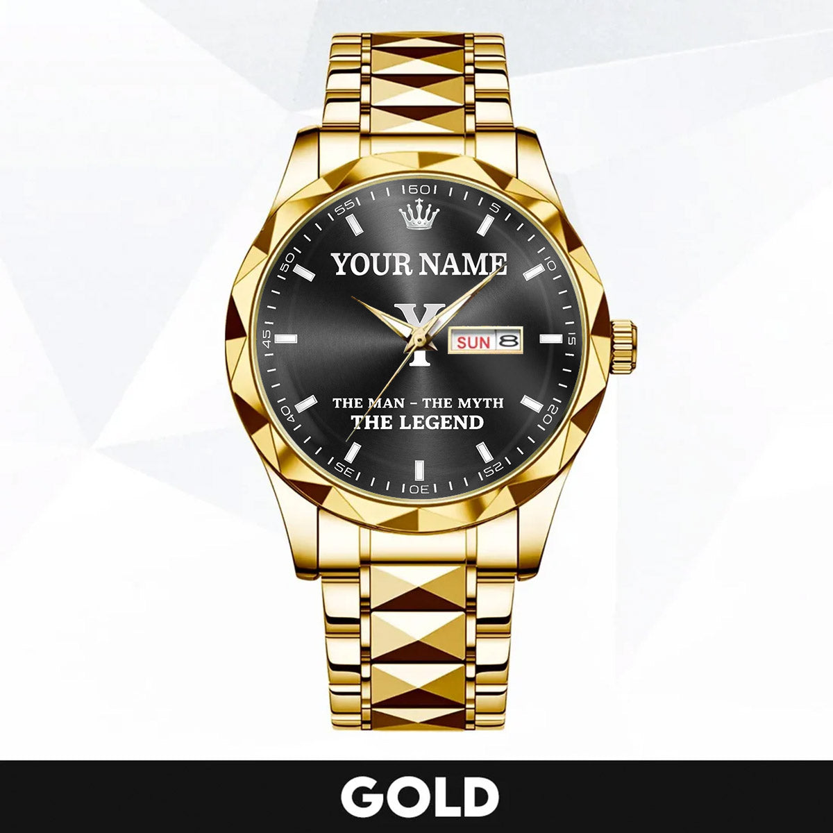 Namecollab K01 Custom Engraved & Personalized Watches for Men