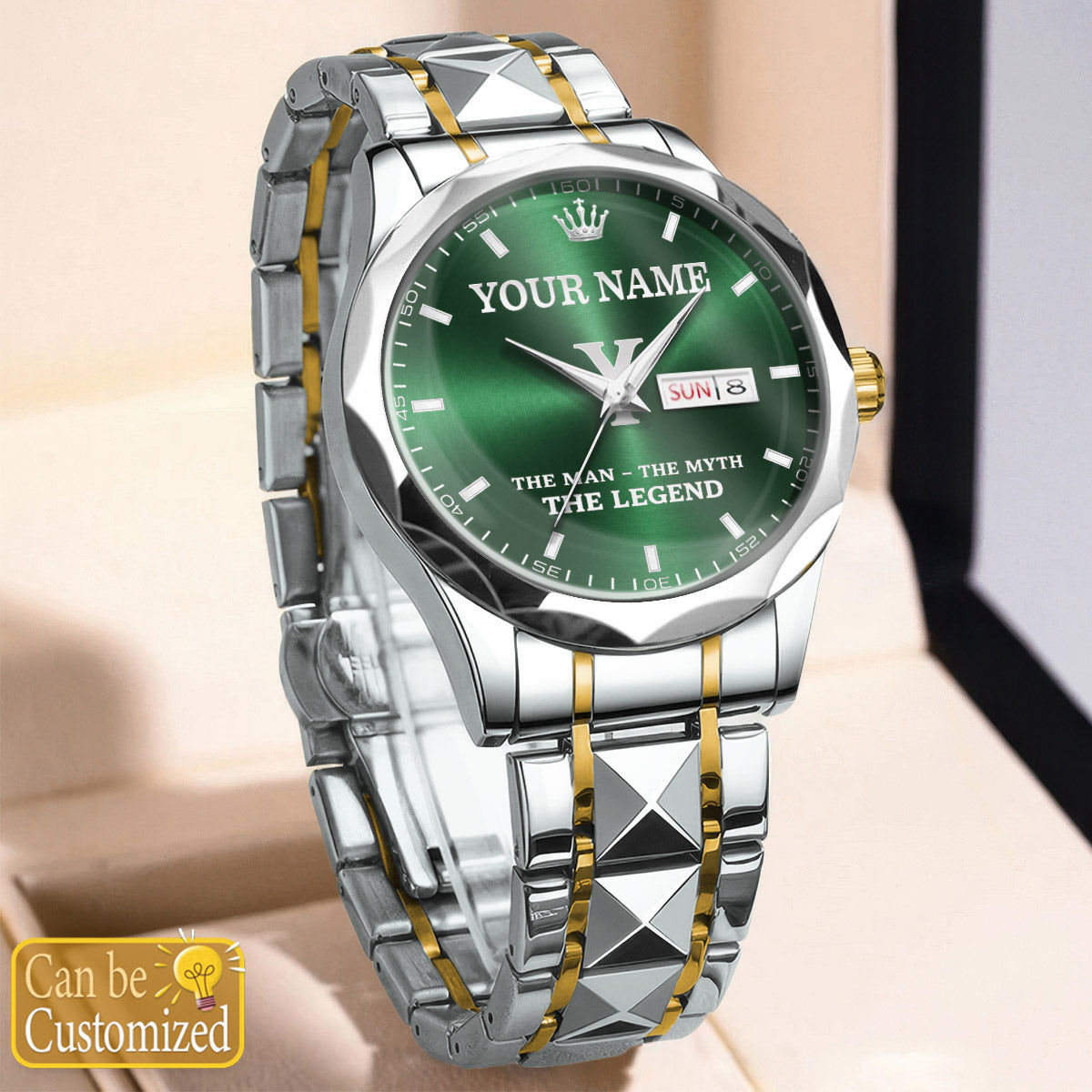 Namecollab K06 Custom Engraved & Personalized Watches for Men