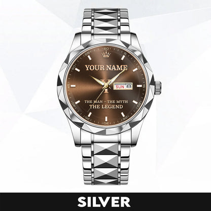 Namecollab K07 Custom Engraved & Personalized Watches for Men