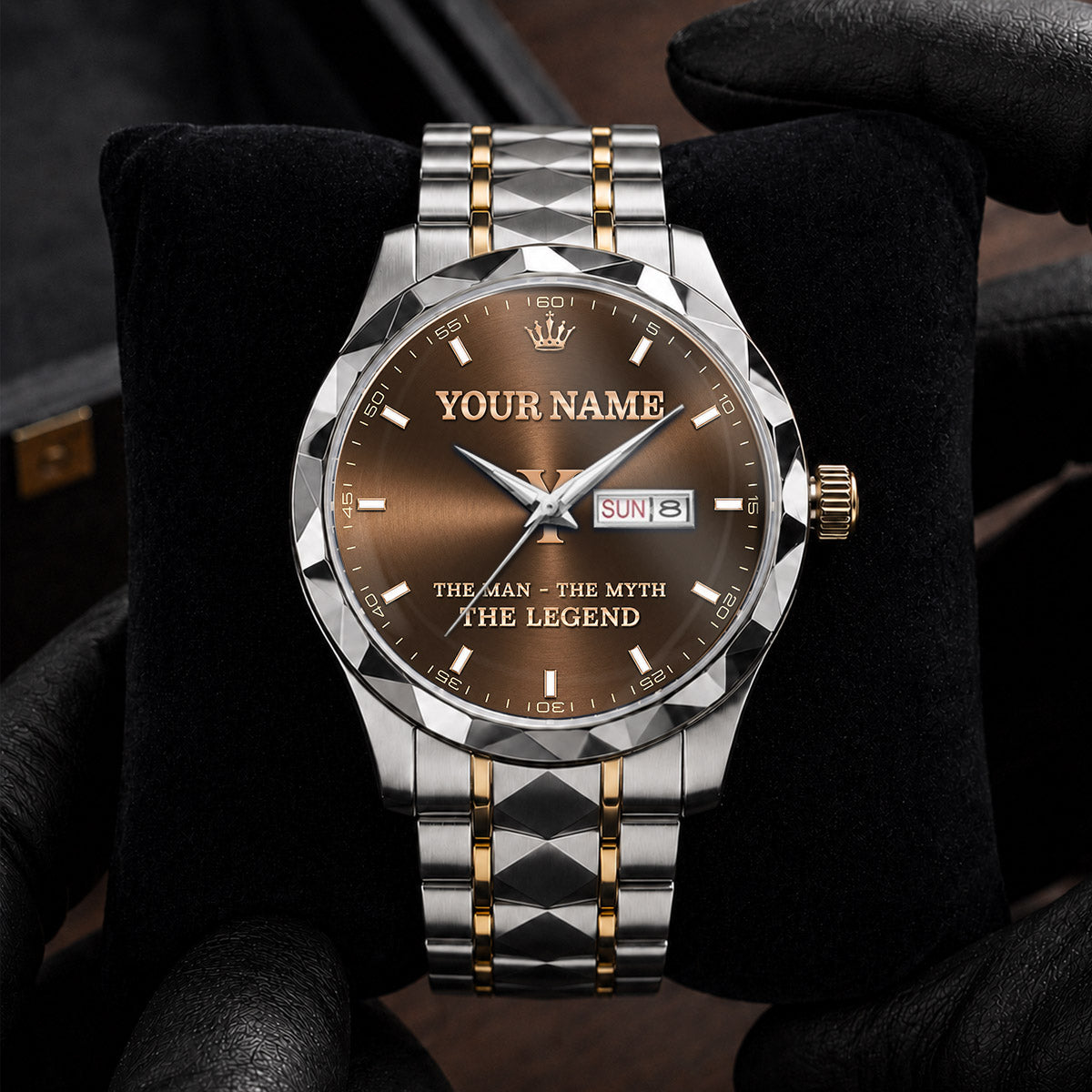 Namecollab K07 Custom Engraved & Personalized Watches for Men