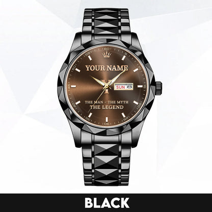 Namecollab K07 Custom Engraved & Personalized Watches for Men