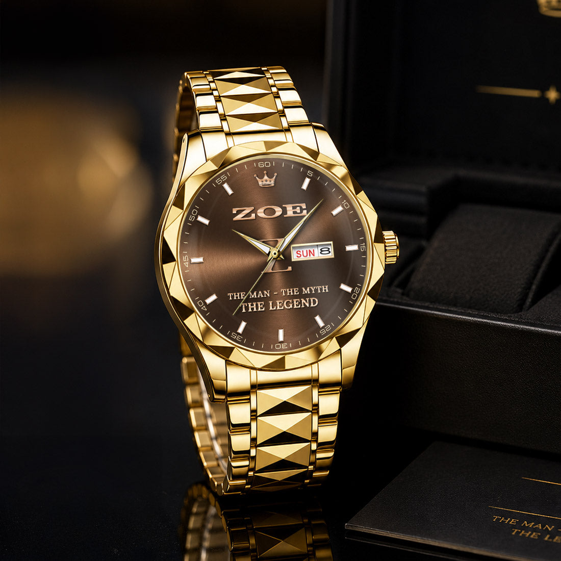 ZOE NS-04 The Men, The Myth, The legend – Custom Name & Initial Watch